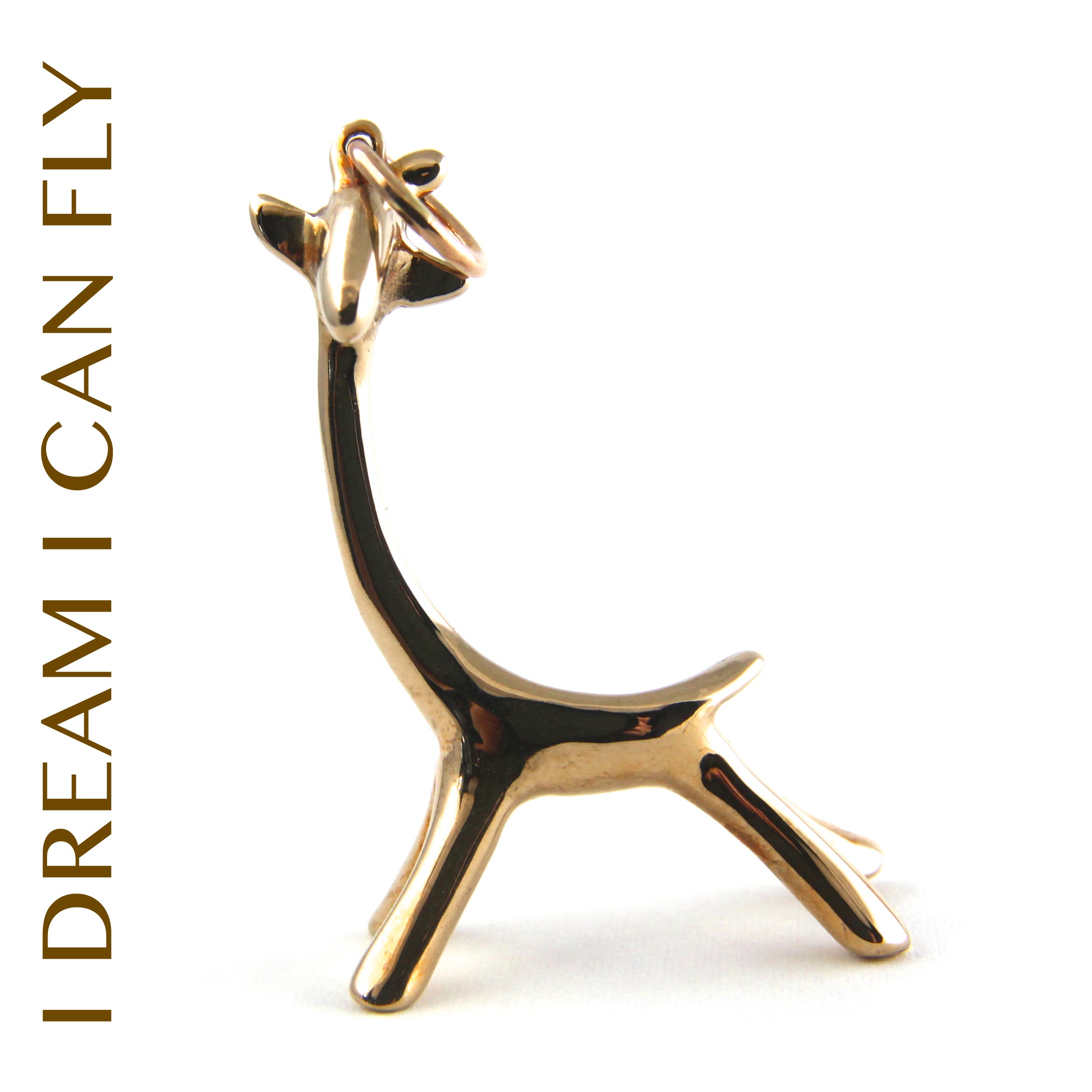 Bronze Giraffe Necklace